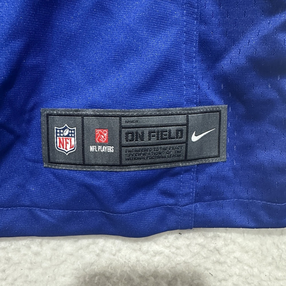 Nike On Field NFL Players Buffalo Bills #85 Blue Blank Canvas Back Jersey Sz M - Picture 9 of 16
